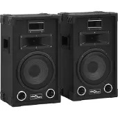 vidaXL Professionelle HiFi-/Bühnen-Lautsprecher Passiv 2 Stk. 800 W