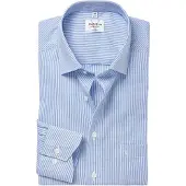 MARVELIS Langarmhemd , Herren, Gr. 38, N-Gr, blau, Web, Obermaterial: 100% Baumwolle, normal, Manschette, Hemden Langarmhemd, Businesshemd, Kentkragen, modern fit