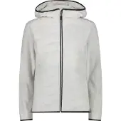 CMP Damen Jacke Jacket Hybrid FIX Hood Weiß 48