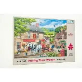 The House of Puzzles Puzzle Pulling Their Weight 500 XL Teile Landschaft