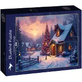 Bluebird Puzzle Christmas Cottage - 500 pieces