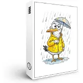 Raxxa Premium-Puzzle "Comic Bird Rainy Day Duty", 1000 Teile