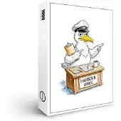 Raxxa Premium-Puzzle "Comic Bird Harbour Officer", 1000 Teile