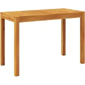 Syfax Garten-Esstisch 110x55x75 cm Massivholz Akazie