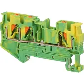Phoenix Contact Schutzleiter-Reihenklemme PT 4-QUATTRO PE Push-In-Anschluss Querschnitt starr 0,2mm² - 6mm² AWG24 -