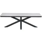 Gardissimo ARMATI Nonwood Alu-Gartentisch Gartenmöbel 220cm (eckig) anthrazit / anthrazit