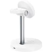 XO Xocx038wh Drahtloses Ladegerät Silber Silber One Size