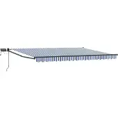 vidaXL Manuelle Gelenkarmmarkise mit LEDs 4 x 2 m