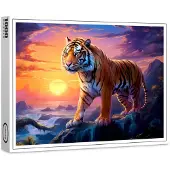 Raxxa Premium-Puzzle "Majestic Tiger Chinese Zodiac Artistry. Sunset", 1000 Teile