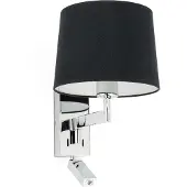 Faro 68493-03, Oberfläche, E27, IP20, Schwarz, Chrom