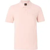 BOSS für Herren. 50507803 Slim Fit Poloshirt rosa (S), Lässig, Baumwolle, Kurzarm
