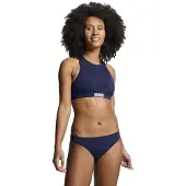 Puma Bikini-Hose "SWIM WOMEN CLASSIC BRIEFS", Damen, Gr. M, N-Gr, blau (navy), Obermaterial: 80% Polyamid, 20% Elasthan, Badehosen Bikini-Hose