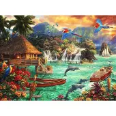 Grafika Puzzle Island Life - 2000 Teile - Chuck Pinson Kunst Puzzle