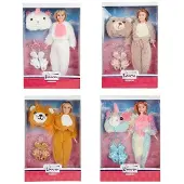 Toi Toys Teenagerpuppe Lauren Onesie - Plüschpuppe 30 cm mehrfarbig