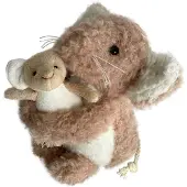 Egmont toys Kuschelige Plüschmaus „Camelia“ mit abnehmbarem Baby