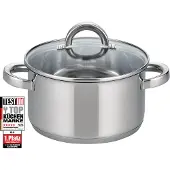 Elo Fleischtopf BASIC "Opal", silber (edelstahlfarben), Ø:16cm, Töpfe, Fleischtopf, Induktion