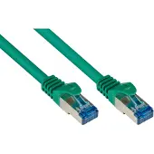 Varia Cat 6A Patchkabel mit Rastnasenschutz, S/FTP, 15m, Grün