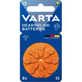 Varta Hörgerätebatterie 13 8 Stück