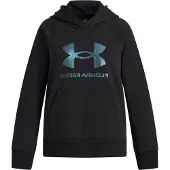 Under Armour Ua Rival Flc Shimmer Hdy - black, Größe:S