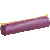 Rhodia 318990C, Weiches Federmäppchen, Kunstleder, Violett, Einfarbig, Reißverschluss, Uni