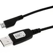 Samsung ECC1DU0BBK Micro-USB Datenkabel 0.8m schwarz bulk (ECC1DU0BBK)