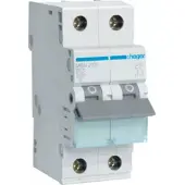 Hager MBN213 Leitungsschutzschalter 2 polig 6kA B-Charakteristik 13A 2 Module