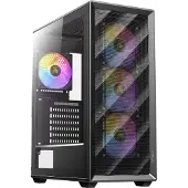 Antec AX85 ARGB PC Gehäuse Midi Tower Gaming ATX, schwarz