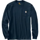 Carhartt - Dearborn Loose L/S T-Shirt - Longsleeve Gr XL blau