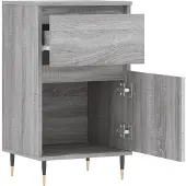 vidaXL Sideboard Grau Sonoma 40x35x70 cm Holzwerkstoff