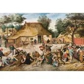 Grafika Puzzle Brueghel Le Repas de Noce 1568 1000 Teile Kunstpuzzle