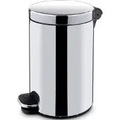 Hendi Stahlabfalleimer mit Einsatz, Fußbedienung, 30L - 691342