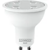 Schwaiger LED Lampe GU10 dimmbar -smarte LED- Glühbirne warmweiß, Lichtsystem / Leuchtmittel