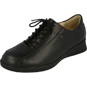 Finn Comfort Narita Damen Halbschuhe schwarz Glattleder - Größe: UK 4,5