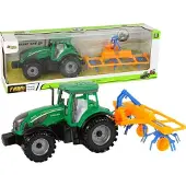 Lean Toys LeanToys Grüner Traktor, Reibradantrieb Schwader