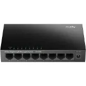 Cudy 8-Port Gigabit Easy-Managed Switch, GS108E 1.0, Managed, L2, Gigabit Ethernet (10/100/1000), Wandmontage