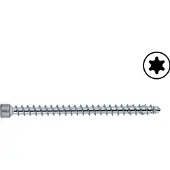 Eurotec KonstruX - Stahl weiß verzinkt - 8x330 mm - Zylinderkopf TX40 - Vollgewinde