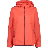 CMP Woman Jacket Rain FIX Hood red kiss (C708) 38