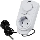 McPower MCP 1653085 - Steckdosen-Thermostat, inkl. Außenfühler
