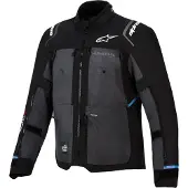 Alpinestars Cusco Drystar wasserdichte Motorrad Textiljacke, schwarz/dunkelgrau, 3XL