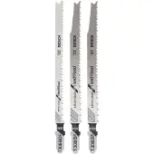 Bosch Stichsägeblatt-Set Einnockenschaft T 308 BF (2x); T 308 BOF, 3-tlg.