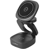 MaXlife wireless charger MXWC-06 15W 3in1, black