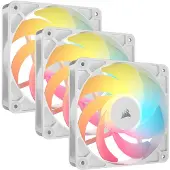 Corsair Rs120-r White Argb Pwm Triple Ventilator