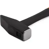 Kendo Werkbankhammer, deutscher Typ, mit Fiberglasgriff, 500 Gramm