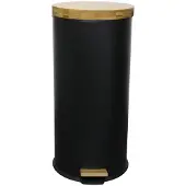 Kitchen Move 30-liter-treteimer aus schwarzem edelstahl 977468 BLACK
