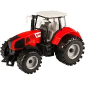 Toi-Toys Traktor mit Friktion 19 cm rot schwarz