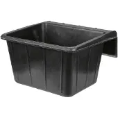 Nobrand Hängender Futternapf aus Gummi, schwarz, 25 l