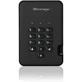 ISTORAGE diskAshur2 256-bit 4TB USB 3.2 secure encrypted solid-state drive - Blue IS-DA2-256-SSD-4000-BE, 4 TB, USB Typ-A, 3.2 Gen 1 (3.1 Gen 1), 362 MB/s, 5 GT/s, Schwarz