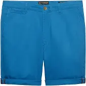 Superdry für Herren. M7110486A Premium Shorts blau (32), Lässig, Baumwolle