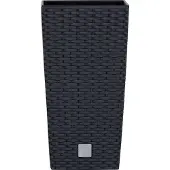 Prosperplast Wheeler 90 l anthrazit mit blauem Deckel