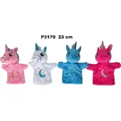 Sandy Einhorn-Handpuppe, 23 cm, MIX – Sun-Day